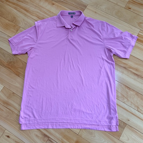 Peter Millar summer comfort pink shirt men’s L - Picture 2 of 5